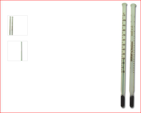 Thermometer 305mm -10/110C green