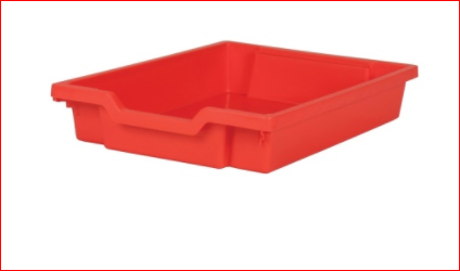 F1 Shallow Tray Flame Red