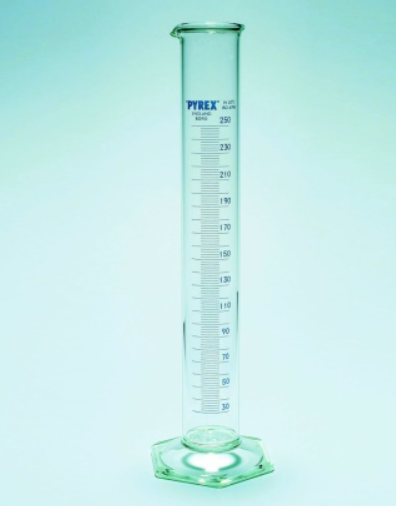 Pyrex Cylinder 250x2ml Tall HD Borosilicate Glass