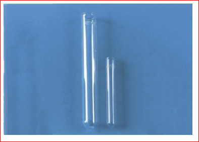 Test Tubes 100 x 12mm with rim 1.5mm heavy wa