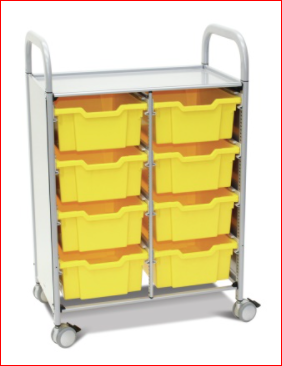 Callero Double Trolley Set 13 Silver Yellow T