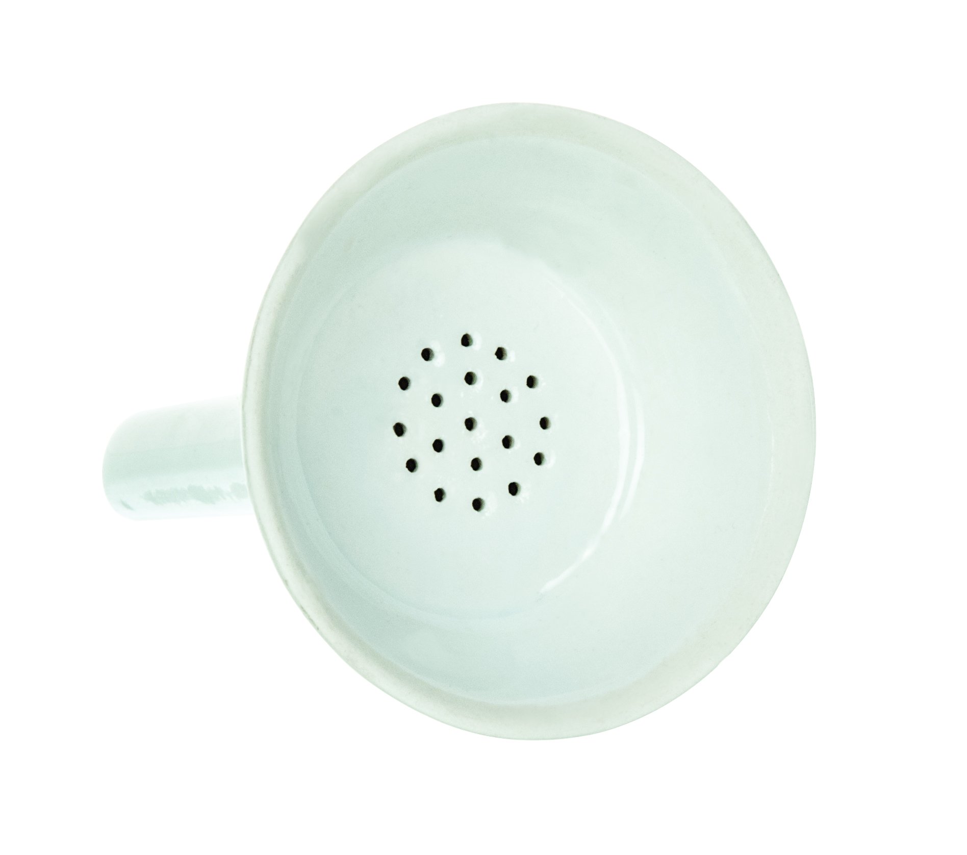 Hirsch funnels, porcelain with perforated support plates, top diameter 50 mm, plate diameter 18 mm, complete with filter paper to match